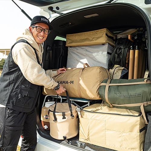 ソフト収納BOXを使ったアウトドアアイテム収納術