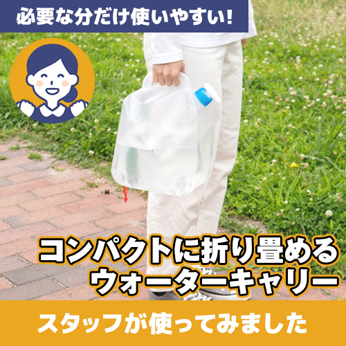 【やってみた!】ウォーターキャリー