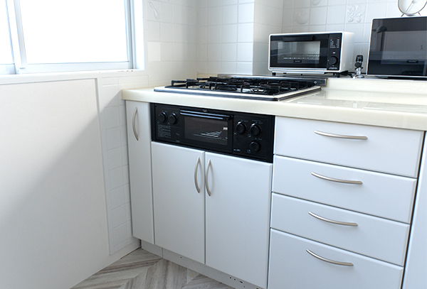 ビルトインコンロと周辺