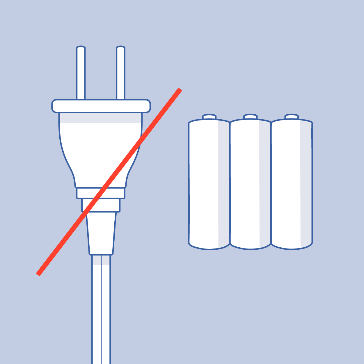 乾電池式