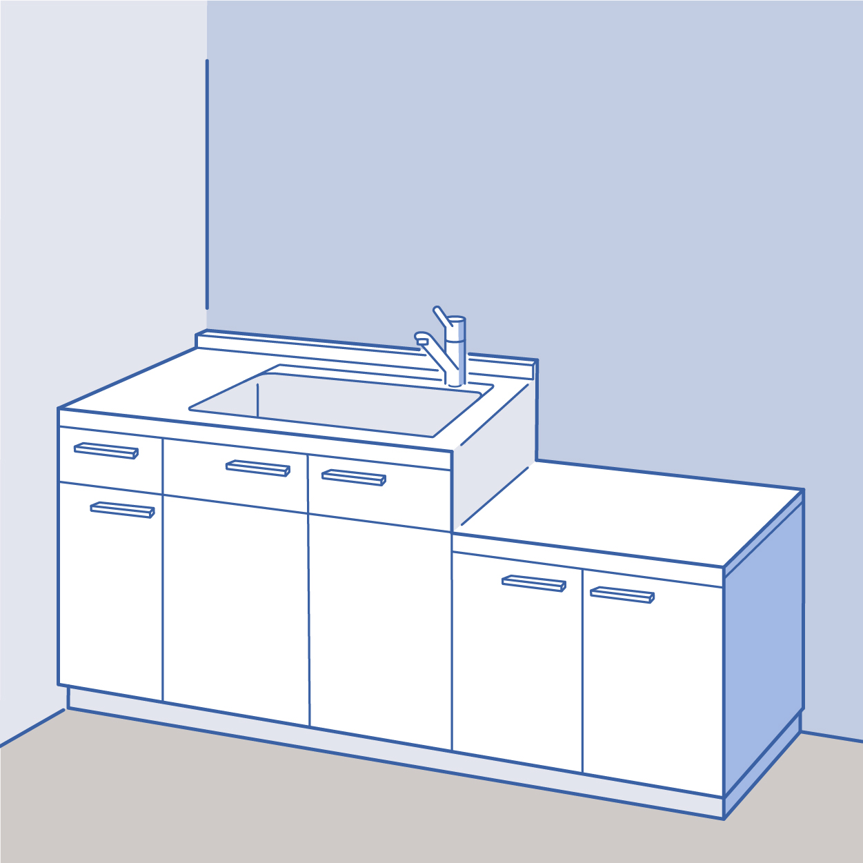 公団型流し台
