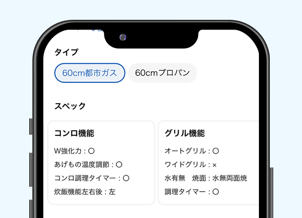 選び方サポート