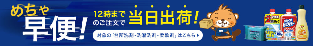 台所洗剤・洗濯洗剤・柔軟剤 めちゃ早便対象商品