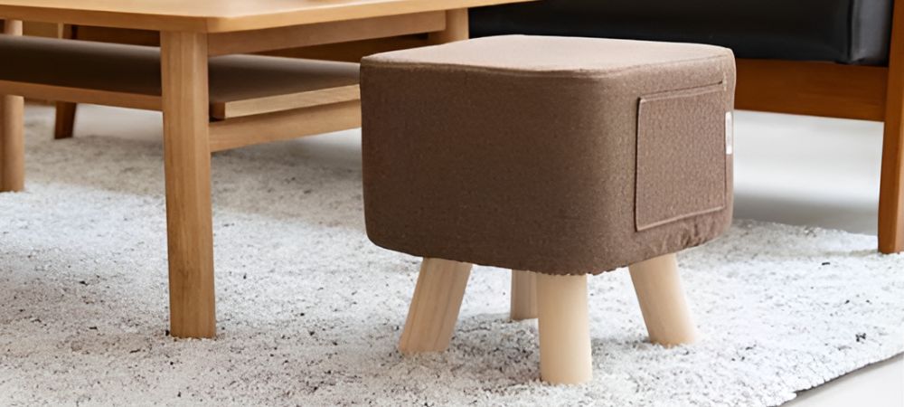 木蓋ペール缶収納スツール