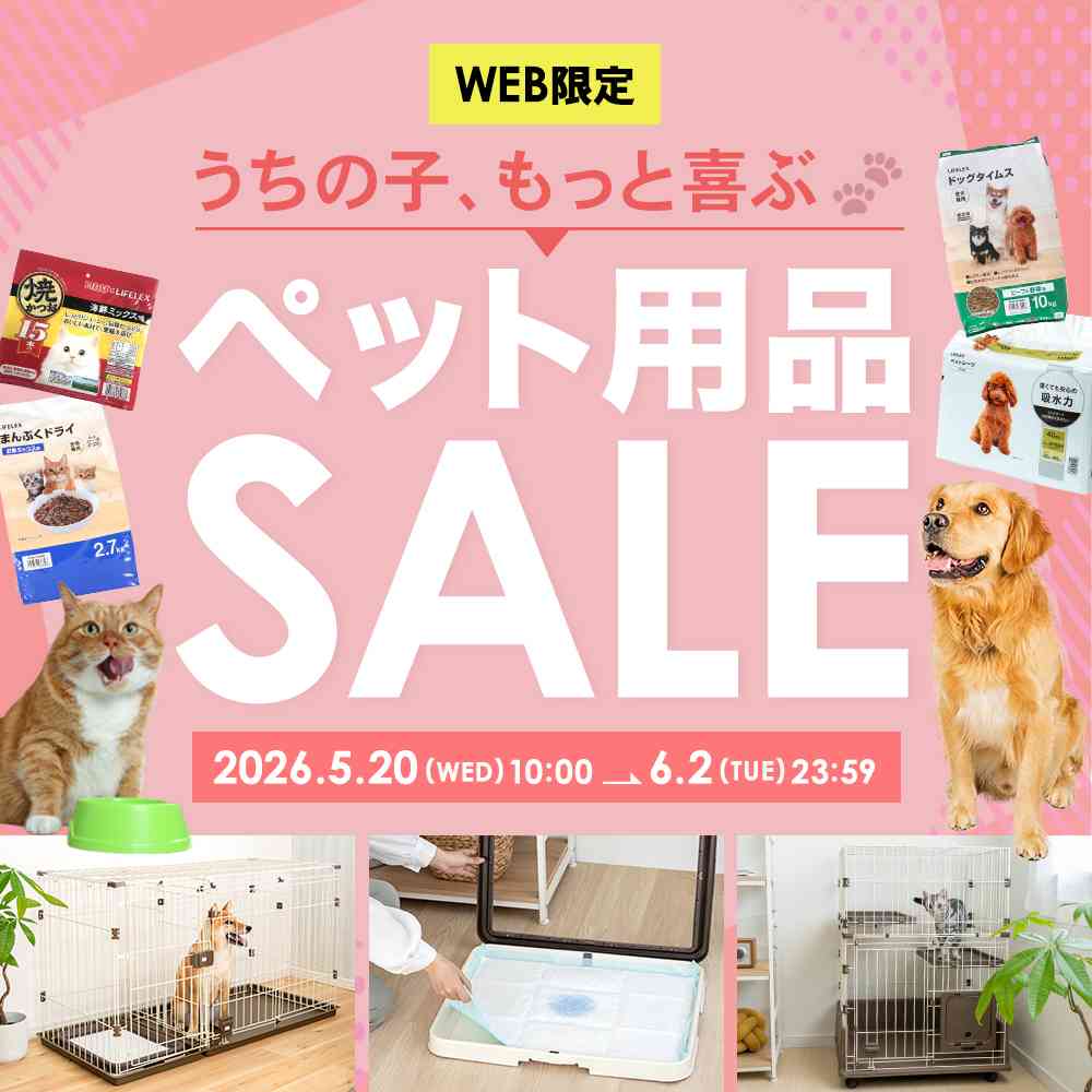 WEB限定ペット用品セール